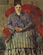 Paul Cezanne Madame Cezanne in a Red Armchair oil painting
